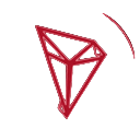 Tron TRX Coin-Icon f&uuml;r das TRC20-Netzwerk im Jack Casino