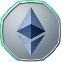 Ethereum ETH Coin-Icon f&uuml;r schnelle Krypto-Transaktionen im Jack Casino