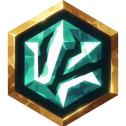 Hexagon-Emblem als Esports-Icon f&uuml;r League of Legends Wetten bei Jack Casino